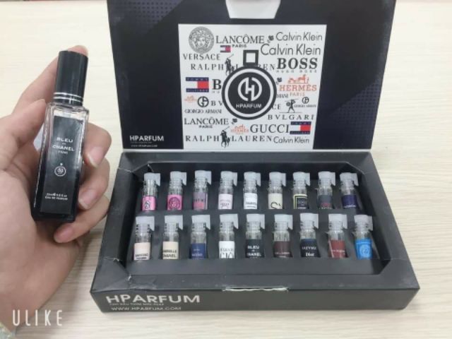 Bộ Test 18 Chai Tinh Dầu Nước Hoa Pháp Hparfum