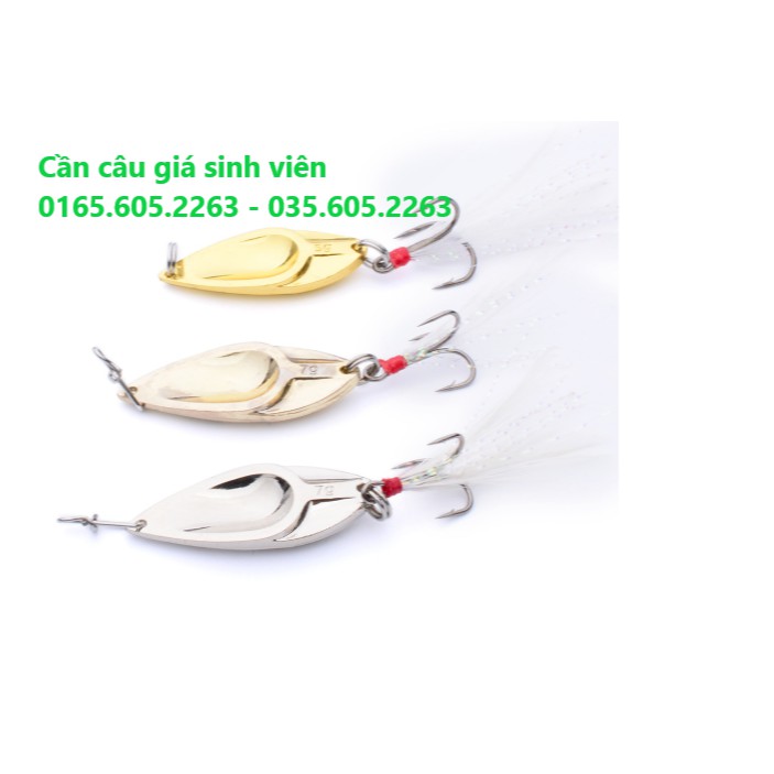 Cá thìa câu lure câu suối loại mini