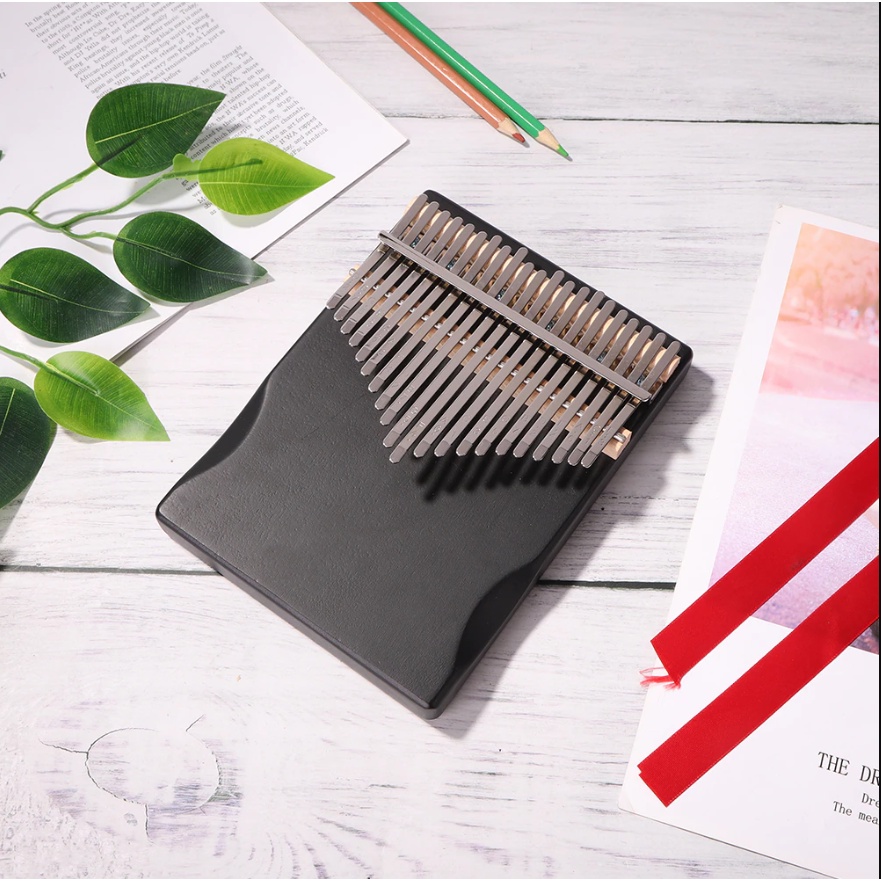 [Trọn bộ 6 món] Đàn Kalimba Giá Rẻ PEPPARITA Gỗ Mahogany Nguyên Khối loại 21 phím- Hàng chính hãng