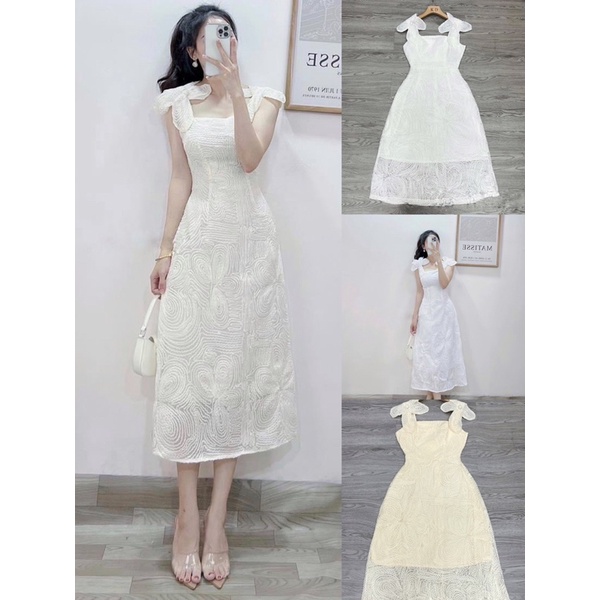 Đầm Ren Bông Hoa Dây