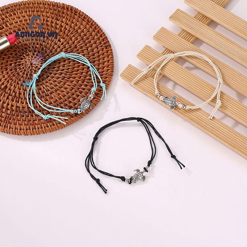 ✨✨Vòng chân rùa dệt tay cổ điển cho nam và nữ