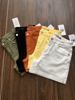 quần sọt jeans vnxk màu