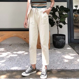 [Order] Quần baggy 2 màu be & đen