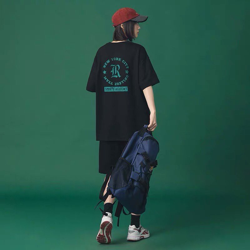 [Mã SKAMA06 giảm 8% TỐI ĐA 50K đơn250K] Set bộ oversize Rainbow, JACKLANE, Set bộ cộc tay Unisex Jack Lane