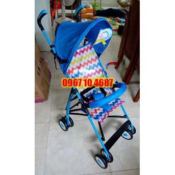 Xe đẩy đi dạo lưới cho bé gấp siêu gọn như cây dù Baobaohao 605A