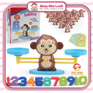 Bộ đồ chơi khỉ toán học cân bằng thông minh monkey balance cho bé học số đếm - cq20