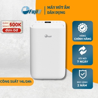 Máy hút ẩm không khí gia dụng kết nối wifi thông minh FujiE HM-914EC Pro, công suất 14 lít /24 giờ, lọc sạch không khí
