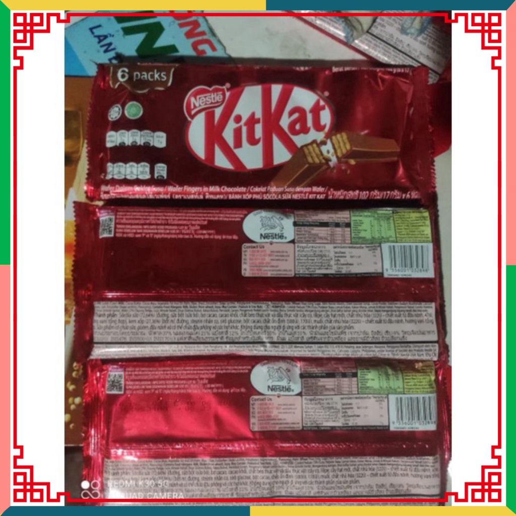 KẸO SÔ CÔ LA KIT KAT 6 THANH ×17G