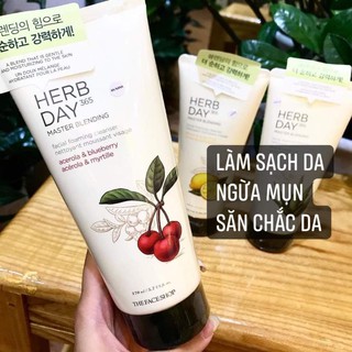 Sữa rửa mặt the face shop herb day 365 cleansing foam