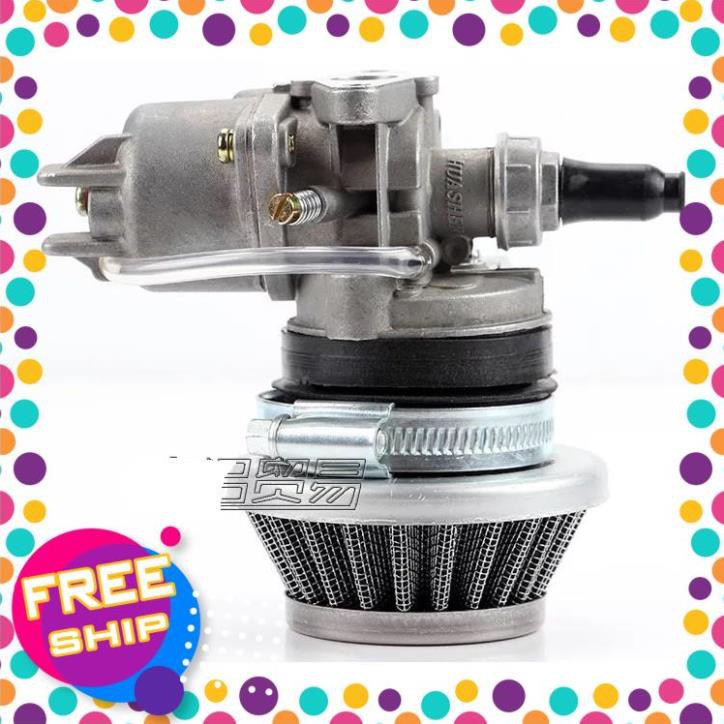 Bình xăng con kiêm lọc gió động cơ moto và cào cào mini 50cc cụm chế xe moto cào cào