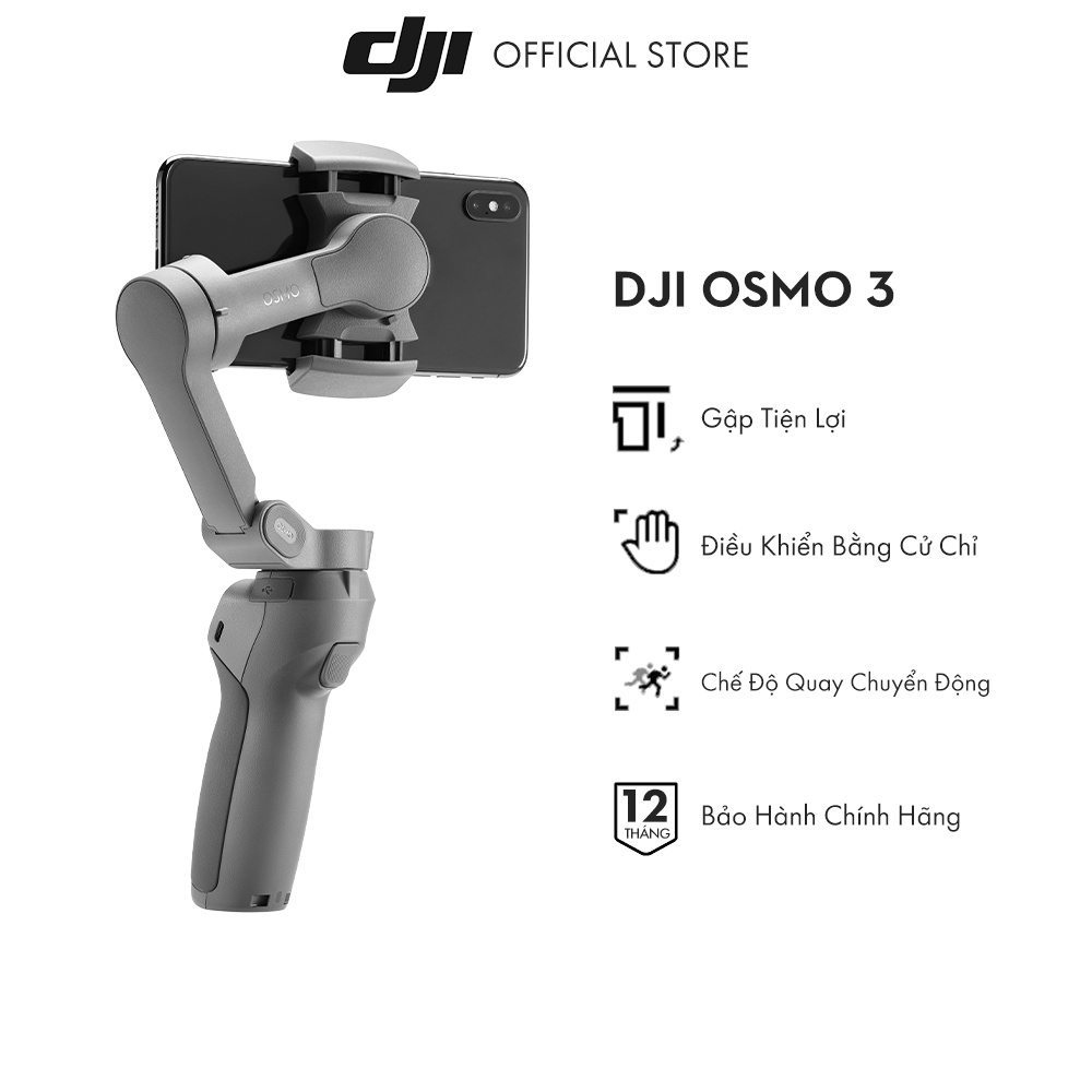 Tay cầm gimbal DJI Osmo Mobile 3 Combo, Osmo 4 SE hàng chính hãng - bảo hành đổi trả chính...