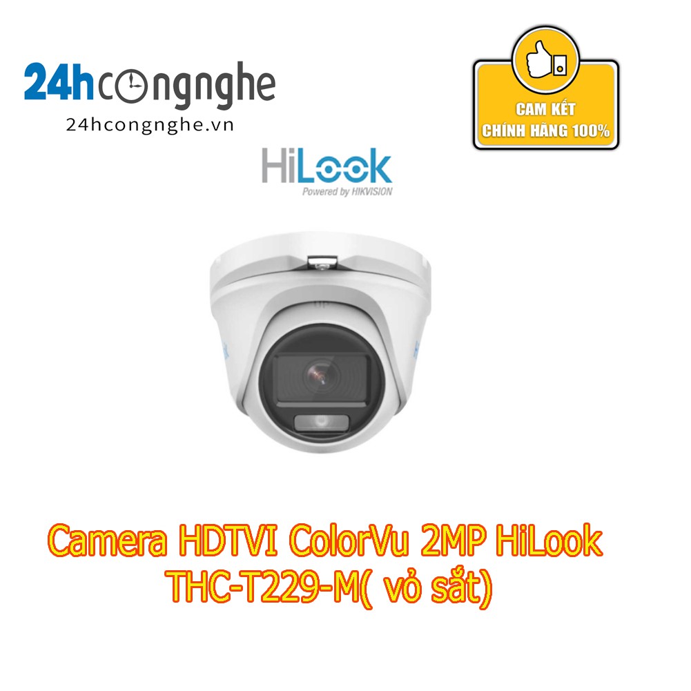 Camera HDTVI ColorVu 2MP HiLook THC-T229-M