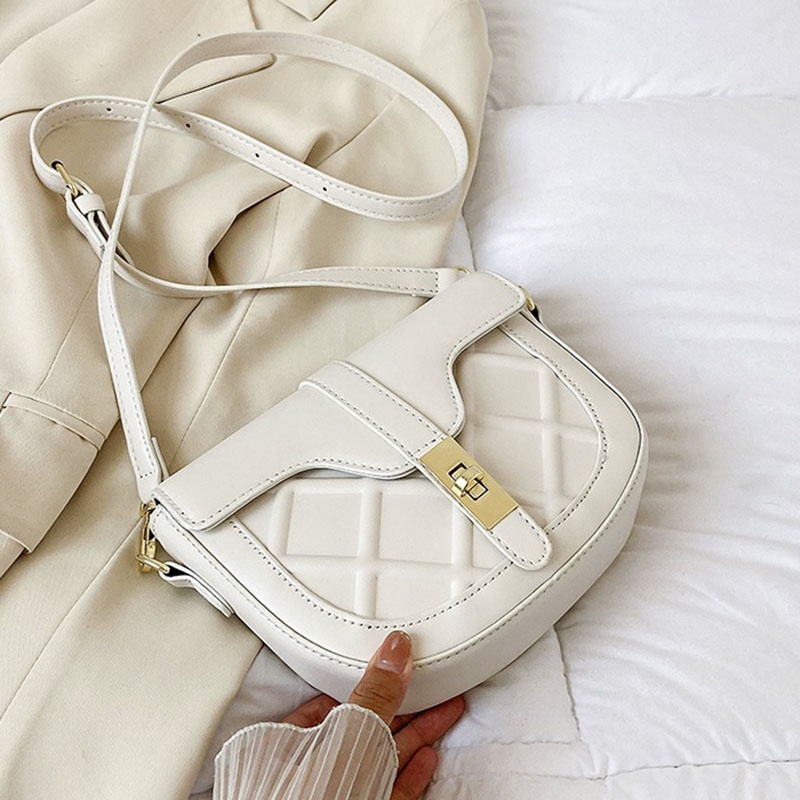 Ielgy Túi Đeo Chéo Kết Cấu Dạng Yên Ngựa Cao Cấp Dành Cho Nữ