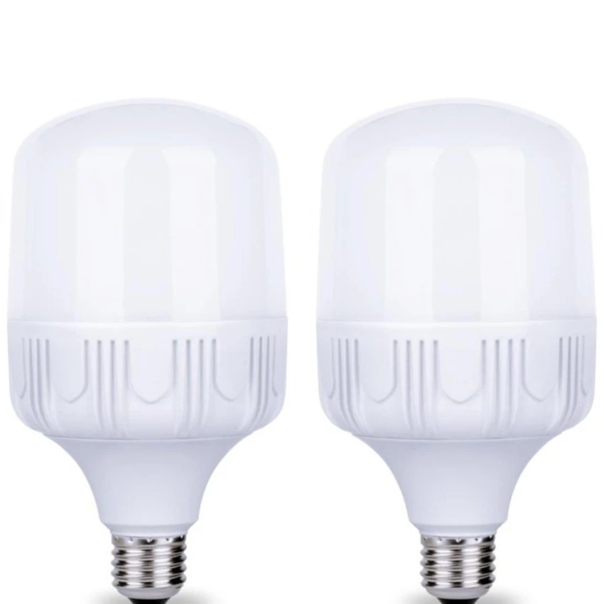 Bộ 2 Bóng đèn Led trụ 30W Siêu sáng tiết kiệm điện ánh sáng trắng (tặng bộ 2 đèn ngủ cảm ứng)