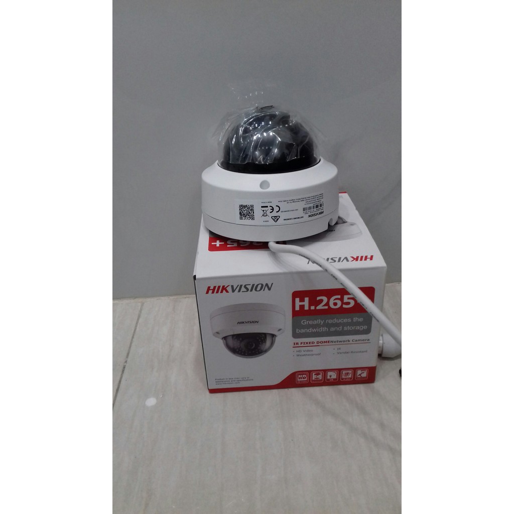 Camera IP Dome wifi+ nguồn 12v-2a, DS-2CD2121G0-IW