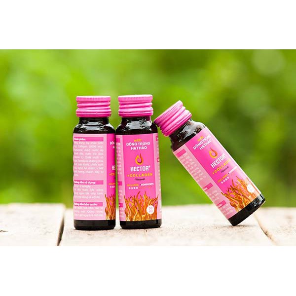 Chai 50ml Nước Đông Trùng Hạ Thảo Hector Collagen Chính Hãng