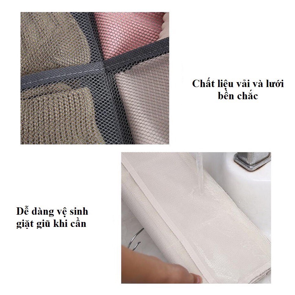 [BAO GIÁ SỈ SHOPPE] Túi treo đừng đồ lót, tất vớ 2 mặt - Mẫu mới loại 30 ngặn đựng tiện lợi hơn