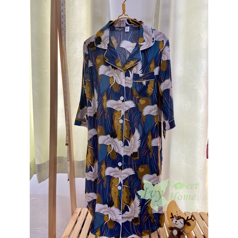 Váy Hoa Chất Lanh Lụa Siêu Mát 🌱 Đầm Bầu Dáng Xuông Viscose Đũi Lanh 🌱IVY130