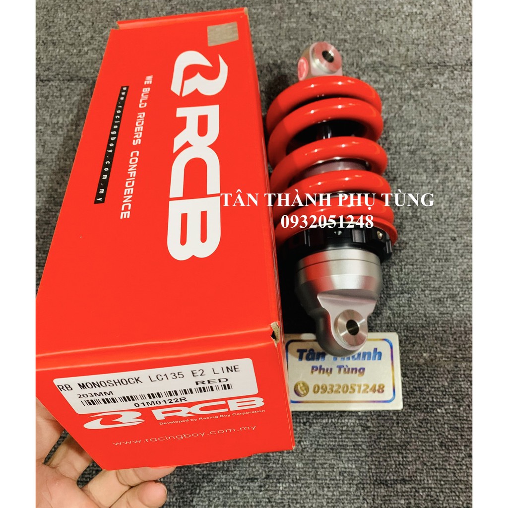 Phuộc RCB Exciter 135 E2 chính hãng màu đỏ