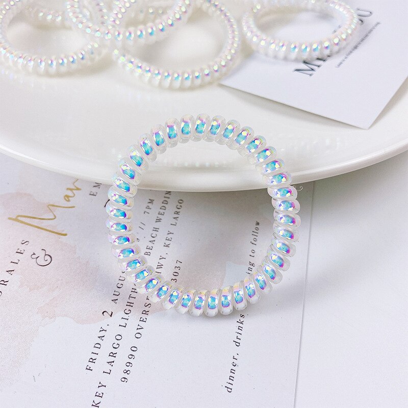 Dây Buộc Tóc Lò Xo Hình Xoắn Ốc Thời Trang Cho Nữ