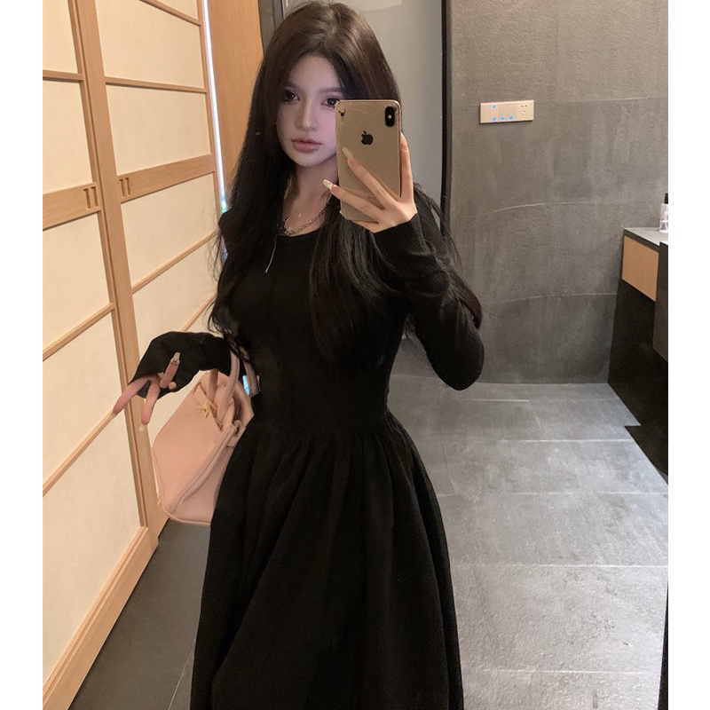 Đầm Maxi Tay Dài Cổ Tròn Thiết Kế Hợp Thời Trang Cho Phái Nữ