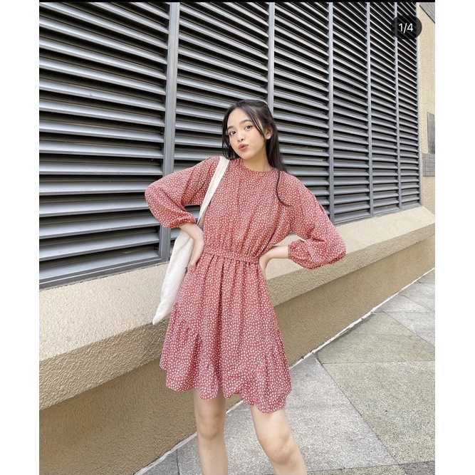 Đầm đỏ Kido new 99%