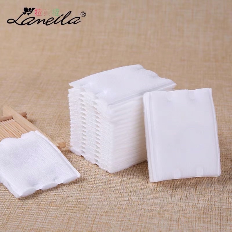 Bông Tẩy Trang Cotton 100% Gói 100pc, 222pc Cotton Pad Hãng Laneila Phụ Kiện Nữ