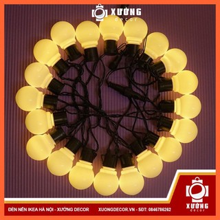 Đèn Bóng Tròn -Pingpong Ball Light trang trí sáng dịu 5m 20 bóng