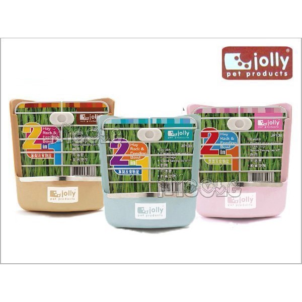 Máng Ăn cho thỏ jolly 2 trong 1 đựng được cỏ khô và cỏ tươi