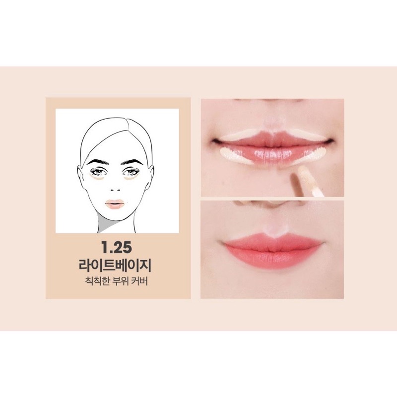 Kem che khuyết điểm The Saem Cover Perfection Tip Concealer