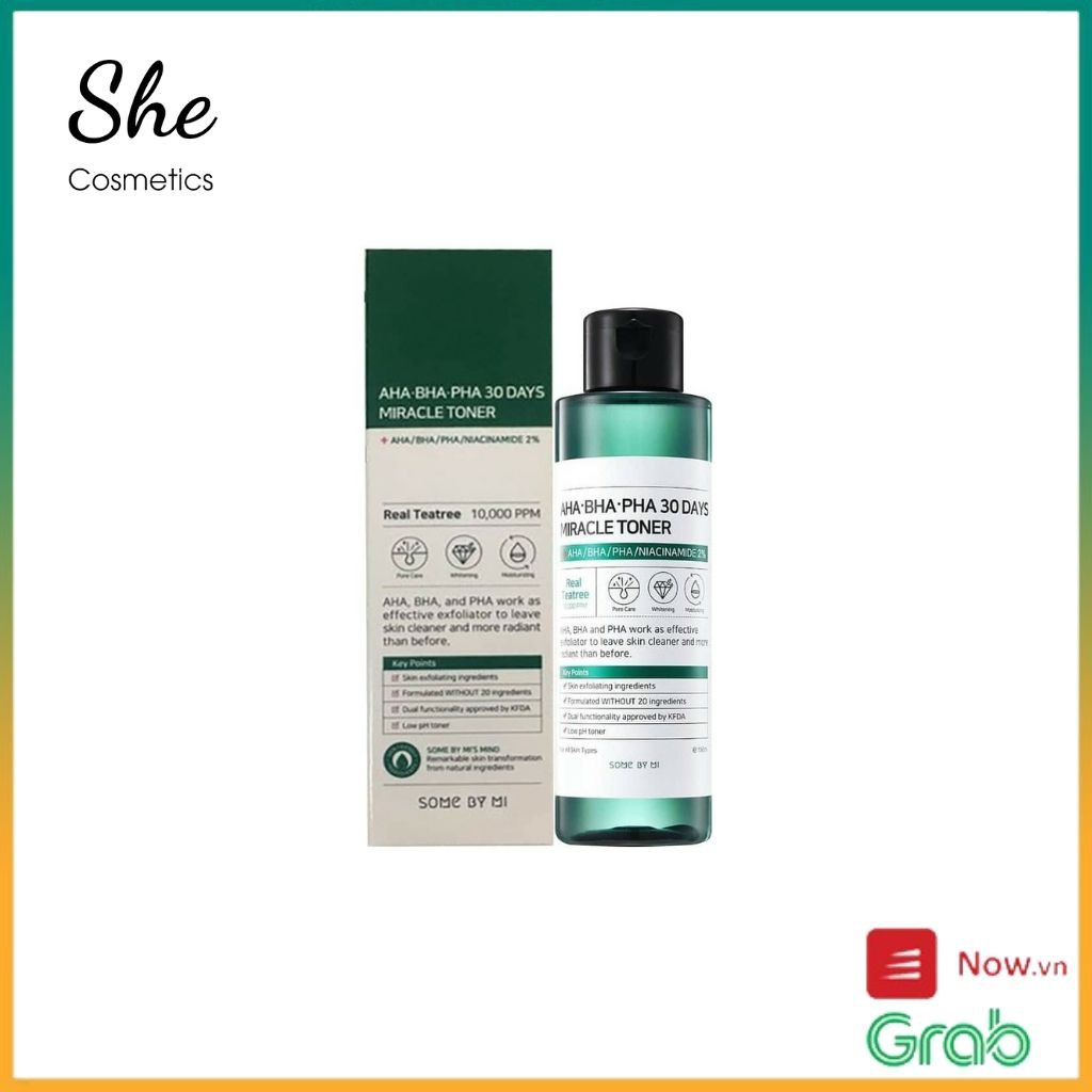 Nước Hoa Hồng Some By Mi AHA-BHA-PHA 30 Days Miracle Toner 150ml