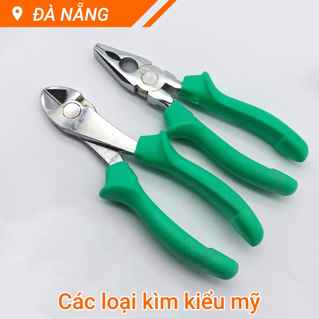 Kìm vạn năng mũi bằng 200mm chất liệu Crôm-Vanadium