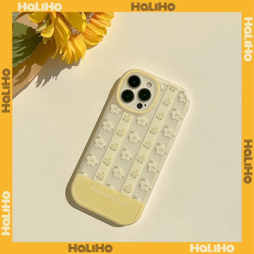 iPhone Case Silicone Soft Case Clear Case TPU Airbag Shockproof Full Coverage Protection Camera Yellow Lace Flower For iPhone 13 Pro Max iPhone 12 Pro Max iPhone 11 iPhone 7 Plus