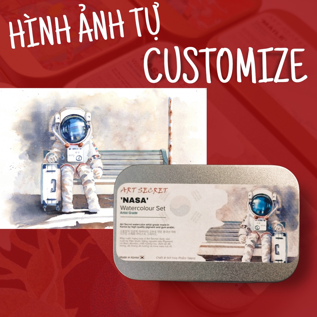 - Bộ màu nước  Art Secret - Talent Customize