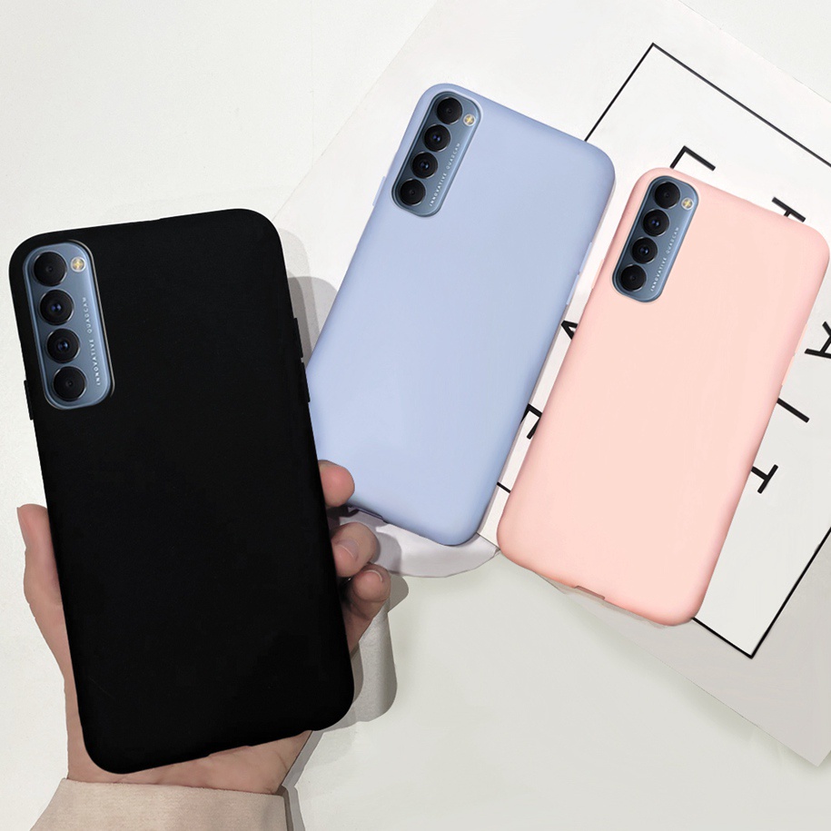 Ốp điện thoại mềm trơn màu cho Oppo Reno 4 Pro Reno4 Reno 4 Pro 2020 Cph2109