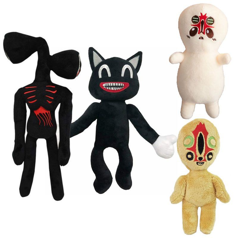 【Ready Stock】 SCP-173 Plush Toy 25cm/9.84inch Cute Pegatinas Siren Head Stuffed Doll Fans Kids Gift
