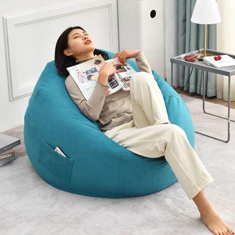 ❇Ghế lười sofa beanbag tatami phòng khách đơn căn hộ nhỏ net màu đỏ ngủ ban công