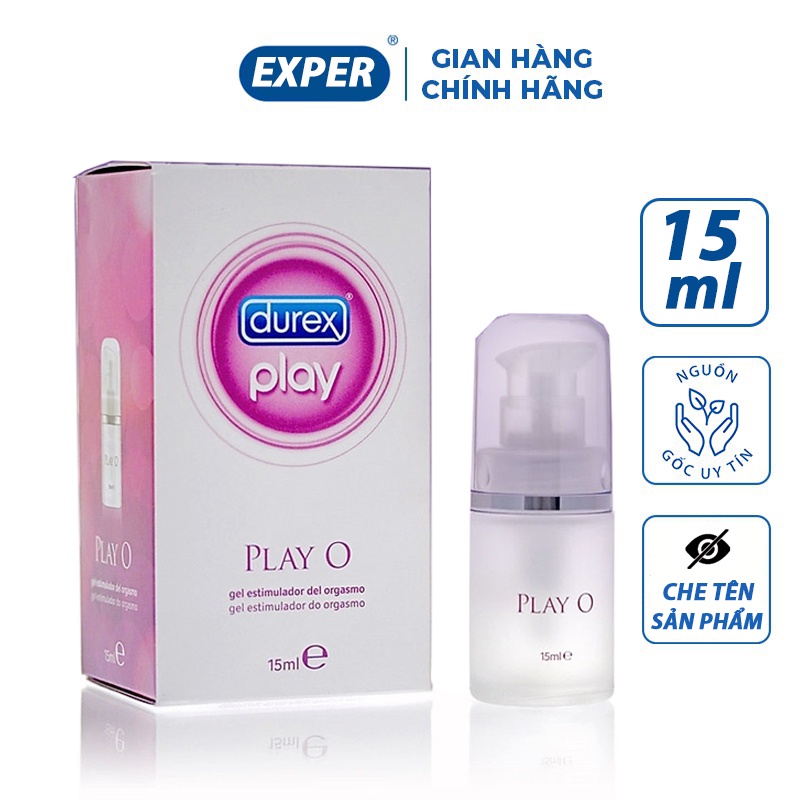 Gel bôi trơn Durex Play O, gel bôi trơn durex gốc nước tăng khoái cảm