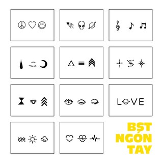 [Chủ đề Nhỏ Nhắn Cute] Hình xăm tạm thời 15 ngày Inkaholic - đẹp y xăm thật, dán lên da & phun mực, chống nước 100%