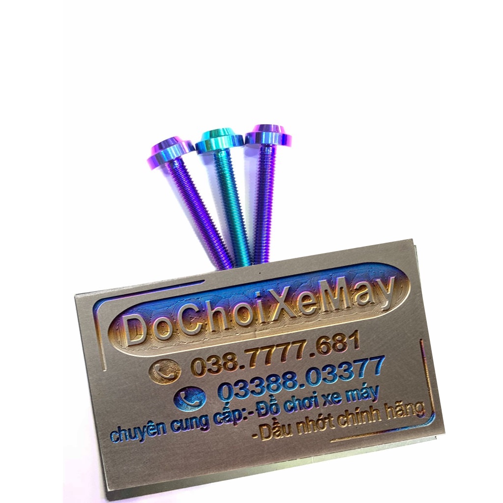 Ốc Titan Gr5 5li30 dù nhỏ gắn baga giữa Sonic Winner hoặc các cùm tay thắng vị trí nút chỉnh DoChoiXeMay