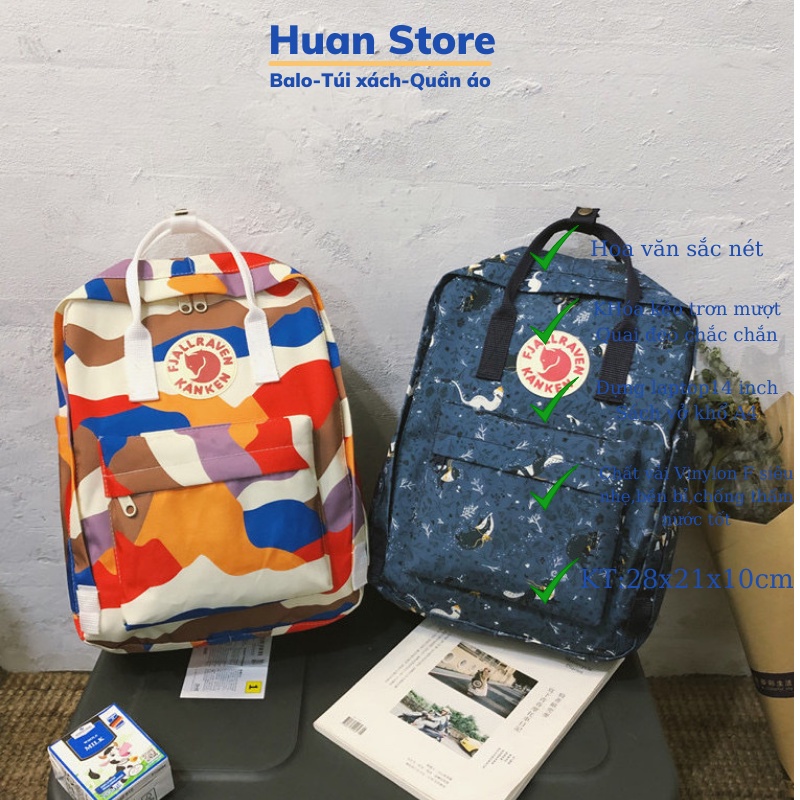 Balo Kanken size MINI thời trang nữ đi học đi chơi