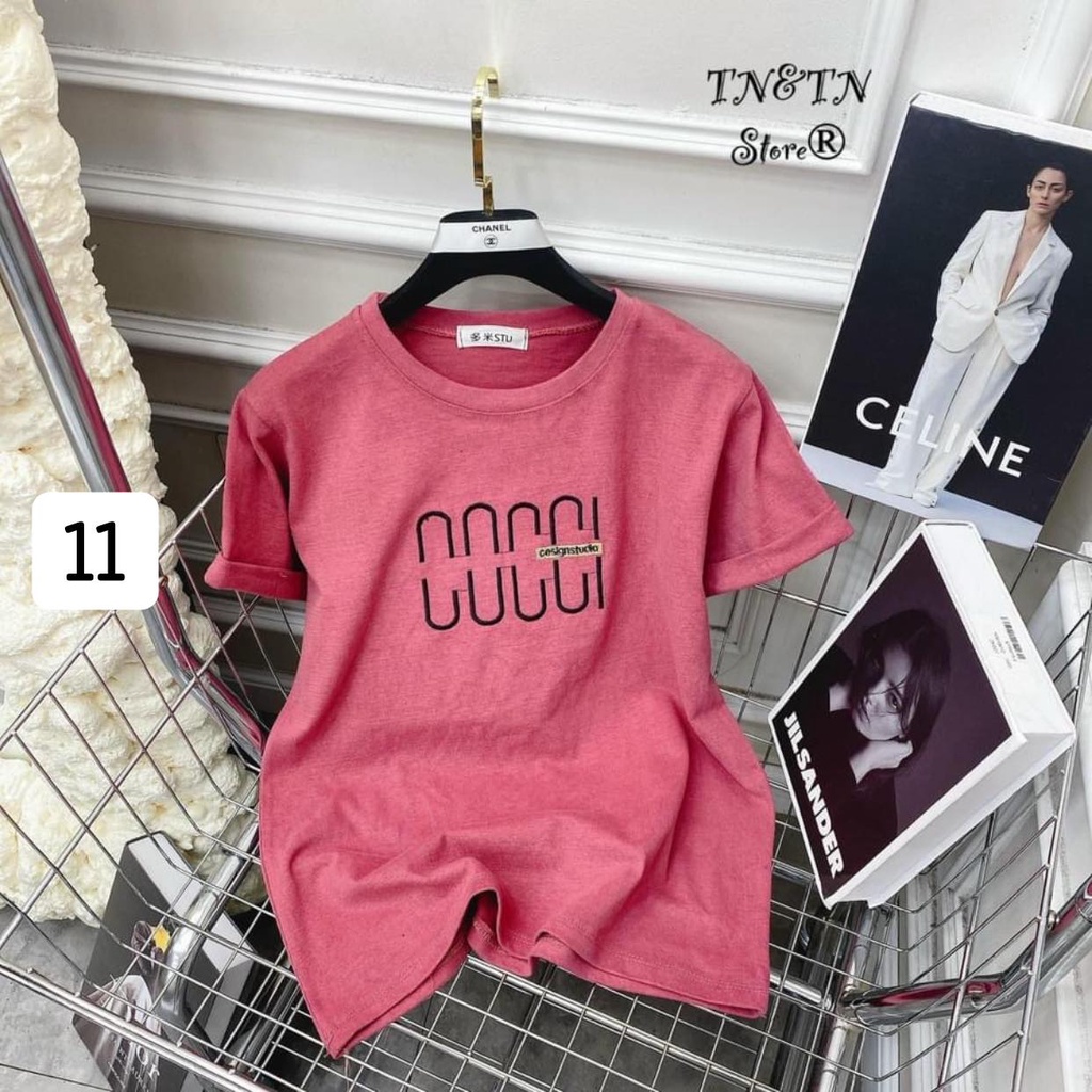 Áo thun nữ from rộng  phông unisex cộc tay dấu quần chất cotton mềm mịn hình in 3d sắc nét