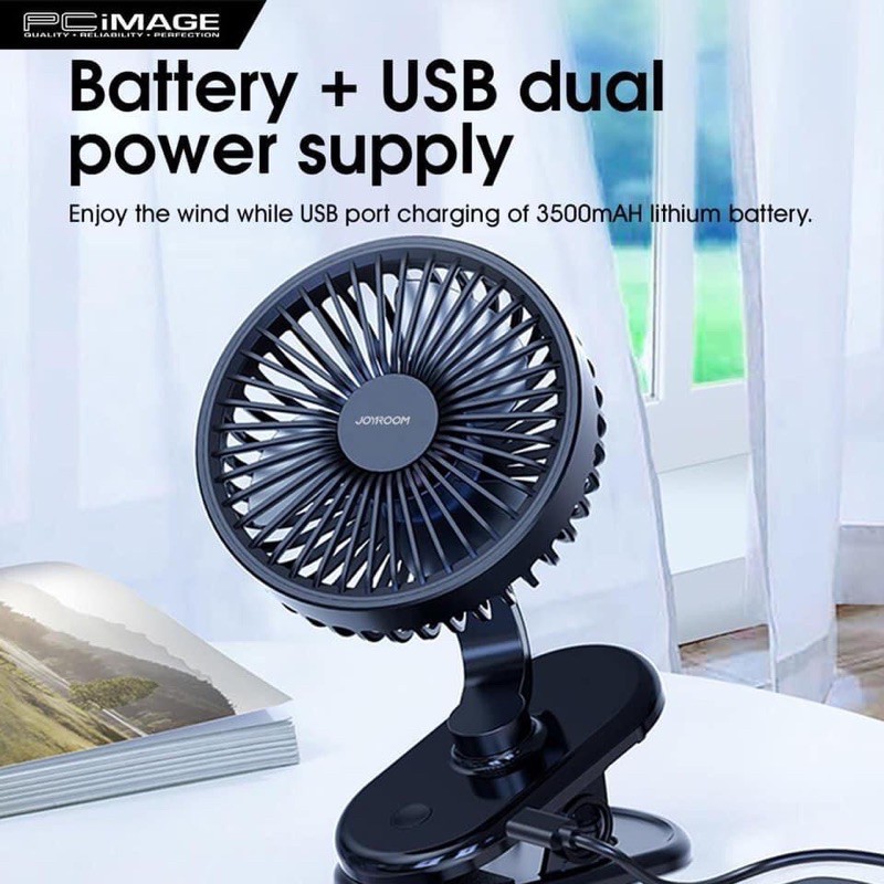 Quạt Sạc Kẹp Joyroom 3500mAh 2000mAh Quạt Sạc Mini Joyroom Có Thể Treo JR - CY 288 | BigBuy360 - bigbuy360.vn