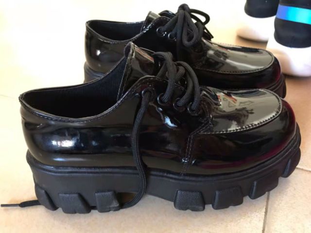 (Sẵn đủ size) 🔥 Giày oxford da PU độn đế 5cm thời thượng - 4 ảnh thật cuối | BigBuy360 - bigbuy360.vn