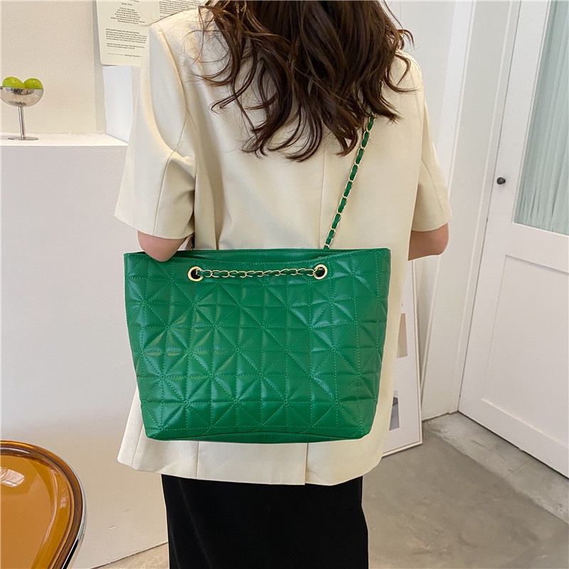 Túi đeo vai IELGY sức chứa lớn thiết kế đơn giản thời trang cho nữ