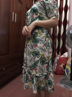 Váy maxi trễ vai