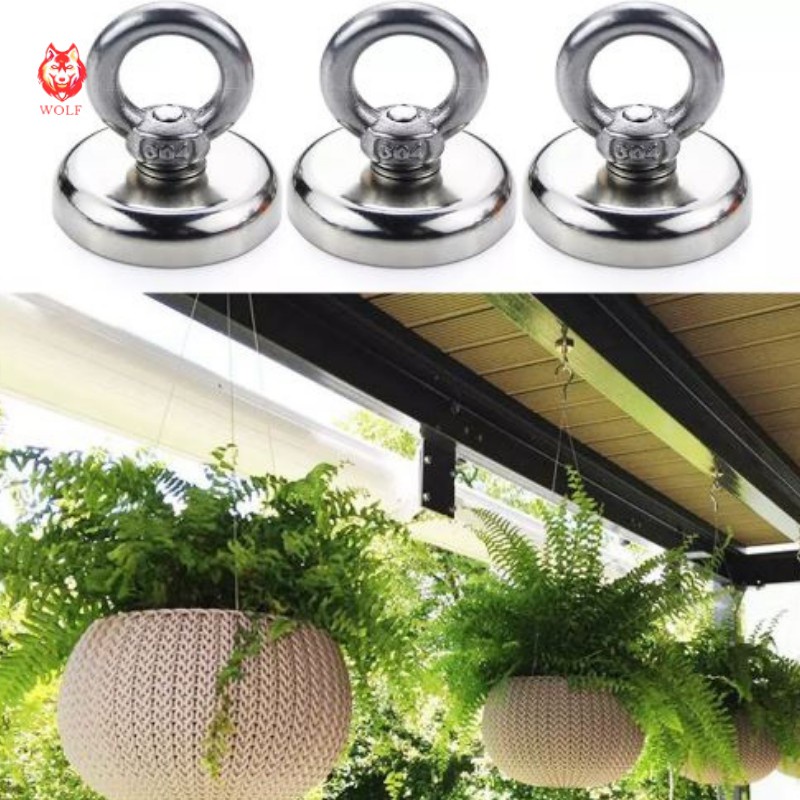 Nam châm cứu hộ khuyên tròn đa năng D20, D42, D48, D60 cực mạnh lên đến 130kg