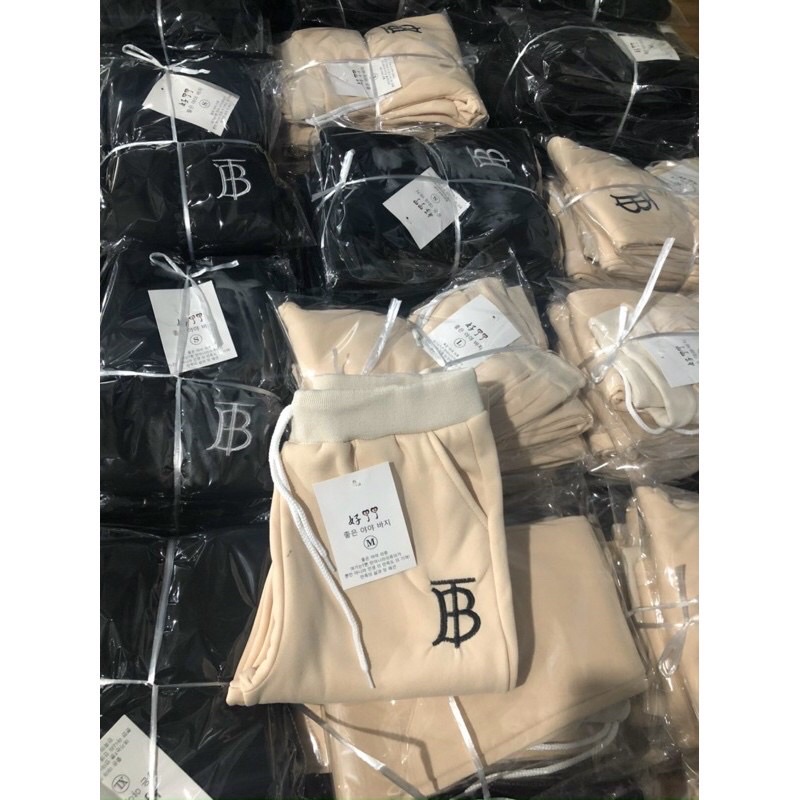 Quần nỉ thêu BT dày dặn quần jogger bo gấu loại 1 siêu ấm dành cho nữ Nami | BigBuy360 - bigbuy360.vn