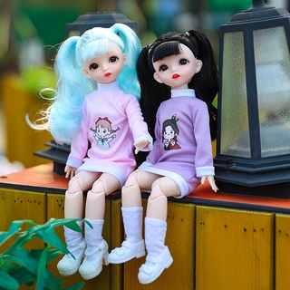 Đầm Đồ Chơi Búp Bê 28cm Tỉ Lệ 1 / 6