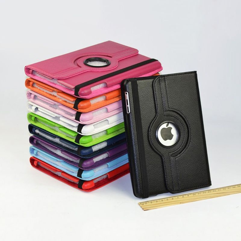 Bao Da PU Nắp Gập Hỗ Trợ Chức Năng Bật / Tắt Cho Apple 2 3 4